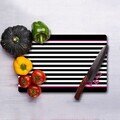 Tocător de sticlă, Hermia, 400FLR1249, Curățare ușoară, Multicolor