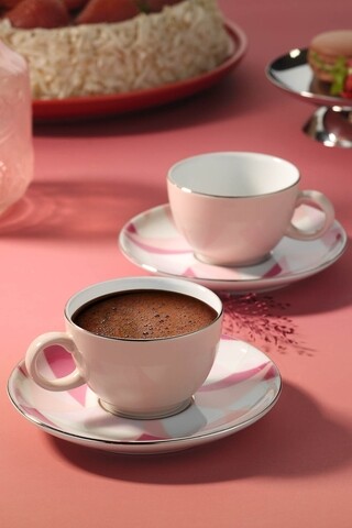 Set de cafea Kutahya Porselen, ZG04KT15011329, 4 piese, portelan Bucatarie