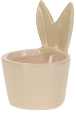 Suport pentru ou Rabbit ears, 5.5x6x7.5 cm, dolomita, galben Excellent Houseware imagine 2022 by aka-home.ro
