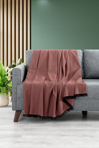 Cuvertura de pat, Lalin 200 - Tile Red, DC Home, 70% bumbac/30% poliester