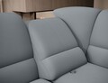 Coltar extensibil dreapta 3 locuri ELTAP, RT-04VE, Siber, 270x186x93 cm, lemn/poliester, gri deschis
