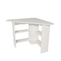 Birou de colt Corner, Arnetti, 80x80x73.8 cm, PAL, alb