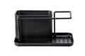 Organizator pentru chiuveta, Wenko, Orio, 21 x 12 x 10.5 cm, inox, negru