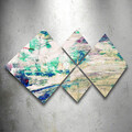 Set 4 tablouri decorative, 4MDF45733497, MDF, Imprimat UV, Multicolor