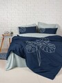 Lenjerie de pat dubla, Silva - Mint, Cotton Box, Bumbac Ranforce