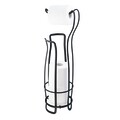 Suport pentru hartie igienica Axis, iDesign, 20.5x16.5x62 cm, otel, bronz