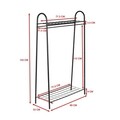 Umeras, Puqa Design, Riley, 144.5x89x32.5 cm, Metal, Negru