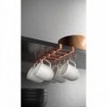 Suport cani pentru dulap Metaltex Undershelf Copper