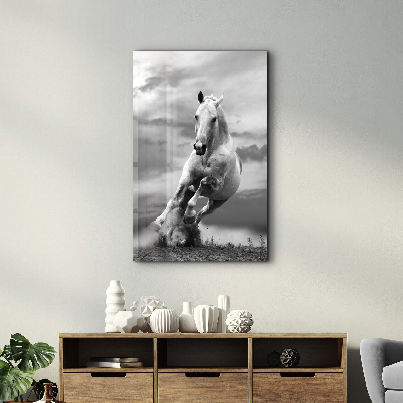 Tablou decorativ, OGLS-2052, Dimensiuni: 70 x 110 cm, Multicolor — imaginea 3