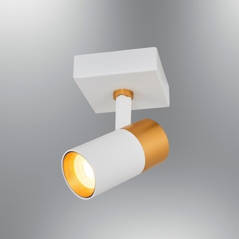 Lustra LED, L1621 – White, Lightric, 10 x 10 x 17 cm, 1 x GU10, 4.5W, alb Iluminat
