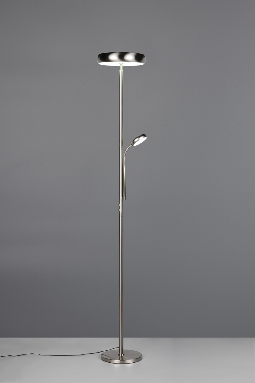 Lampadar Palermo, RL, 28x183 cm, 5W / 18W, 2x SMD, metal, nichel mat - imagine 3
