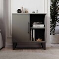 Noptiera, Hanah Home, Rose, 55.5x59.5x33 cm, Antracit