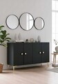 Consola, Hanah Home, Squarel 120, 120x75x32 cm, Antracit