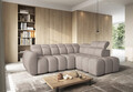 Coltar extensibil dreapta 4 locuri ELTAP, RT-20XIL, Falconn, 258x208x107 cm, lemn/poliester, maro deschis