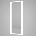 Oglinda decorativa, Tera Home, Eres, 44.8x105x1.8 cm, PAL, Alb