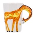 Cana, Giraffe, Creaciones Meng, 13x10x9 cm, ceramica, alb
