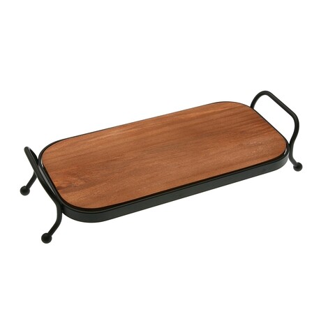 Tava pentru servire, Versa, Madera, 15 x 35 cm, lemn de bambus