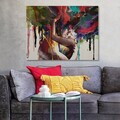 Tablou decorativ, KNV4502_5070 (50 x 70), Canvas, Canvas imprimat, Multicolor
