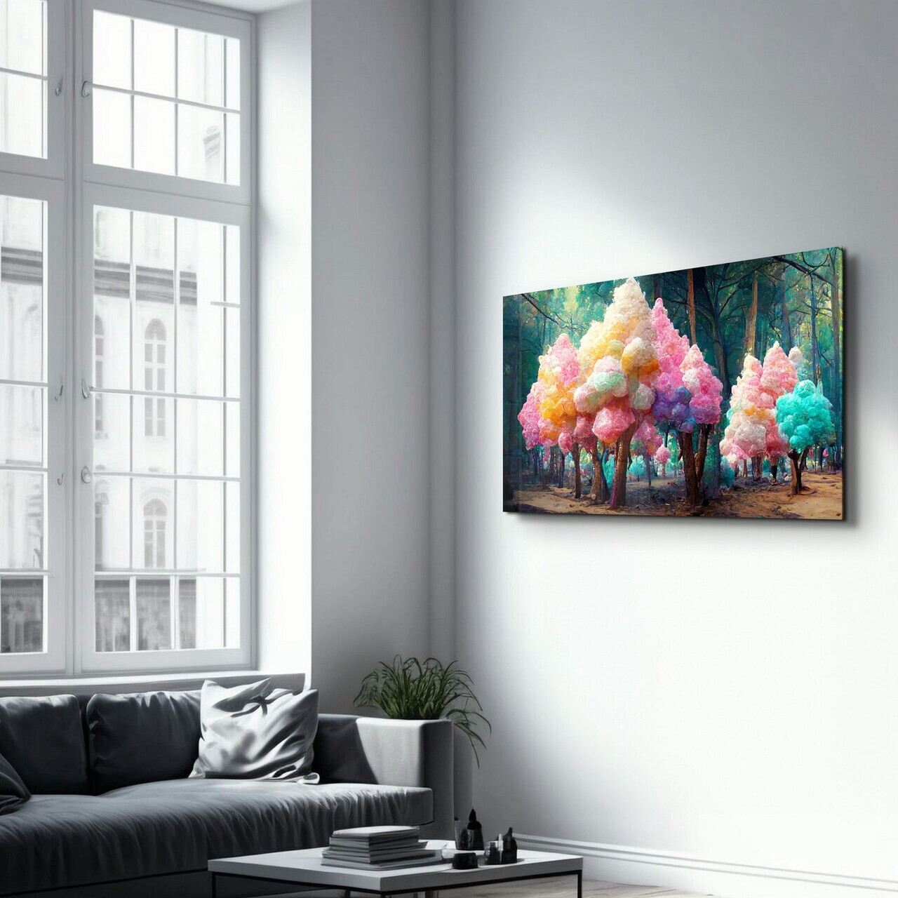 Tablou decorativ, SPR-1368, Dimensiuni: 46 x 72 cm, Multicolor — imaginea 4