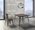 Masa Square Dining, Mauro Ferretti, 80x80x75 cm, fier