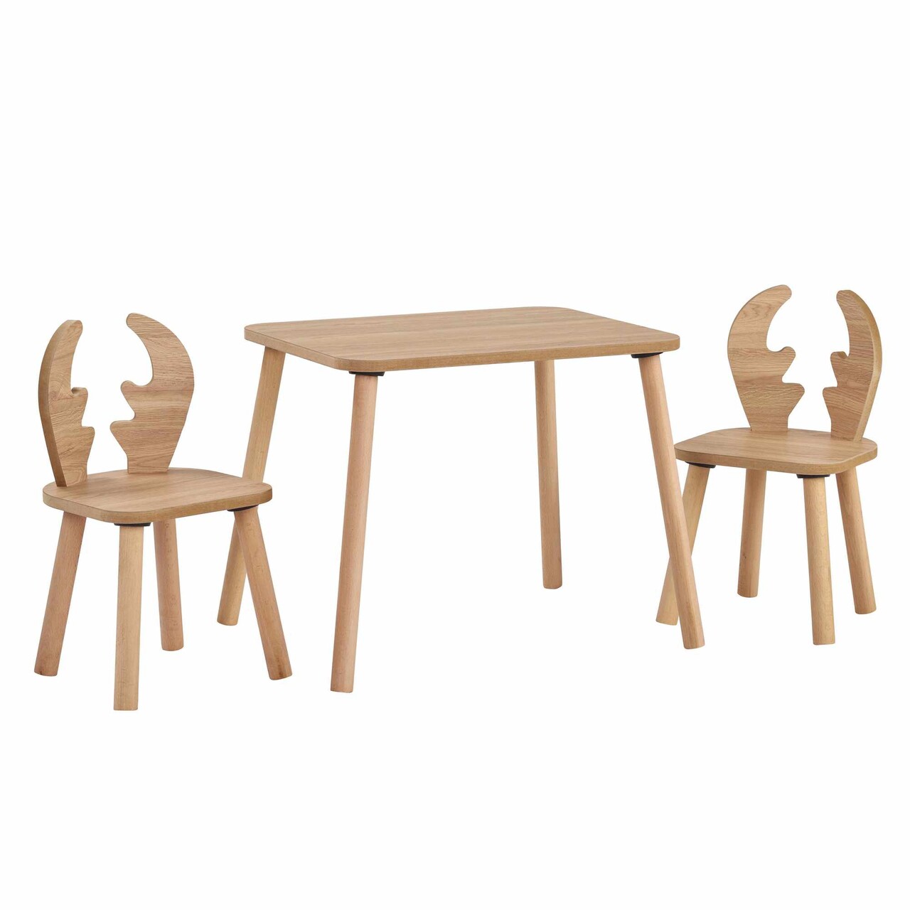 Set masa si scaun pentru copii, Hanah Home, Geyik, Maro - imagine 4