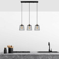 Lustra, Fulgor, 942FLG1489, Metal, Negru/Maro antic