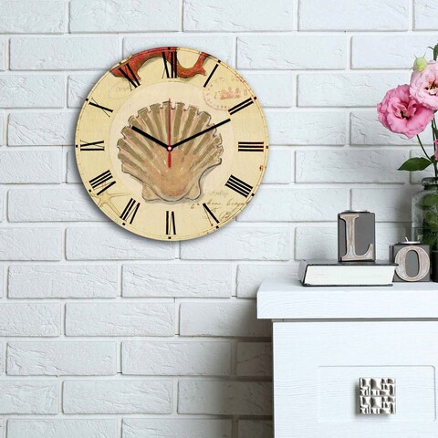 Ceas de perete, 3030ms-062, mdf, ø30 cm, multicolor