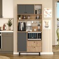 Dulap multifunctional, Locelso, RE4-SA, Stejar / Antracit