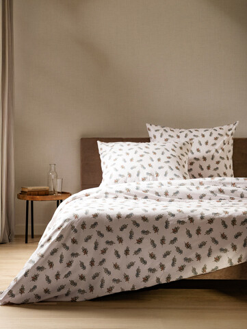 Lenjerie de pat King Size, Ramoscelli, Homla, 3 piese, 200x220 cm, bumbac, multicolor