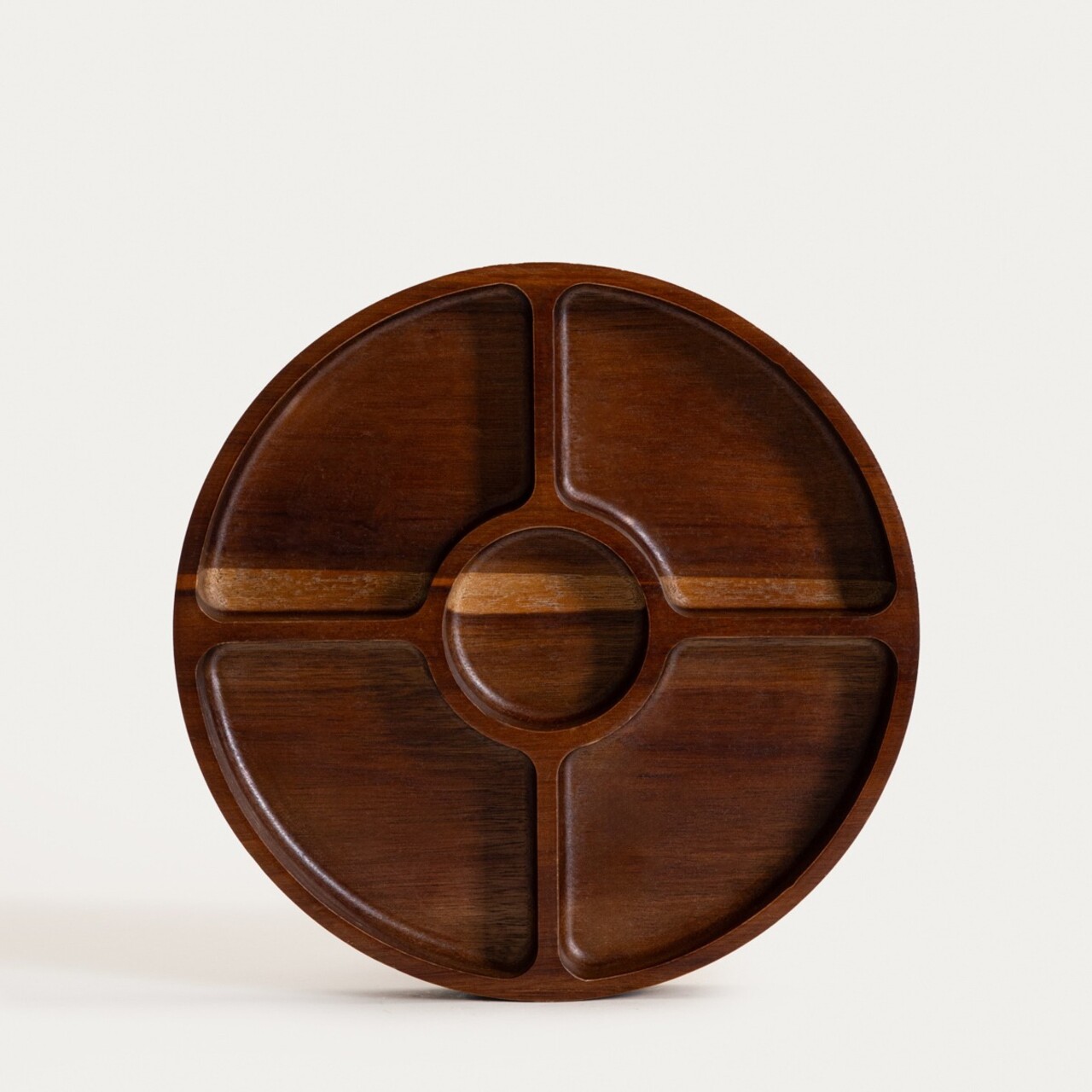 Platou Mooka, Homla, 29 cm, lemn, maro - imagine 2