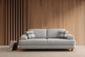 Canapea extensibila cu 3 locuri, Artie, 560ARE4168, Cadru: LEMN/PAL, Crem / Albastru