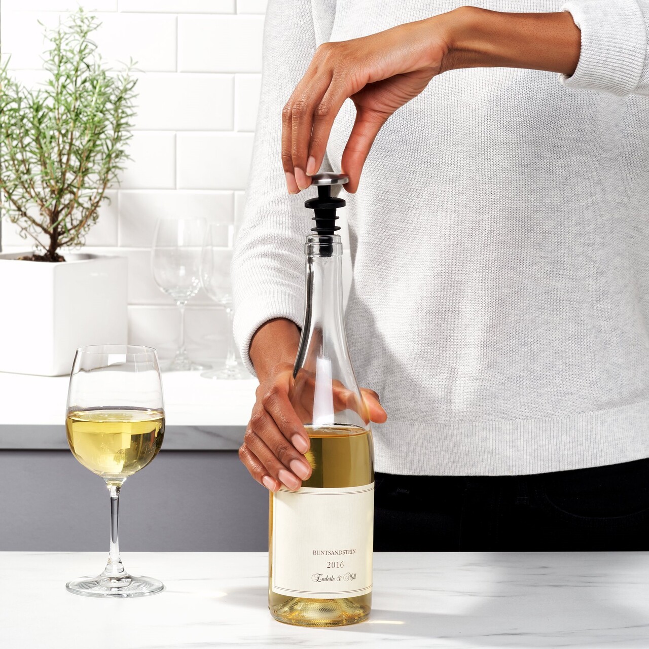 Set 2 dopuri pentru vin, "SteeL" - OXO - imagine 17