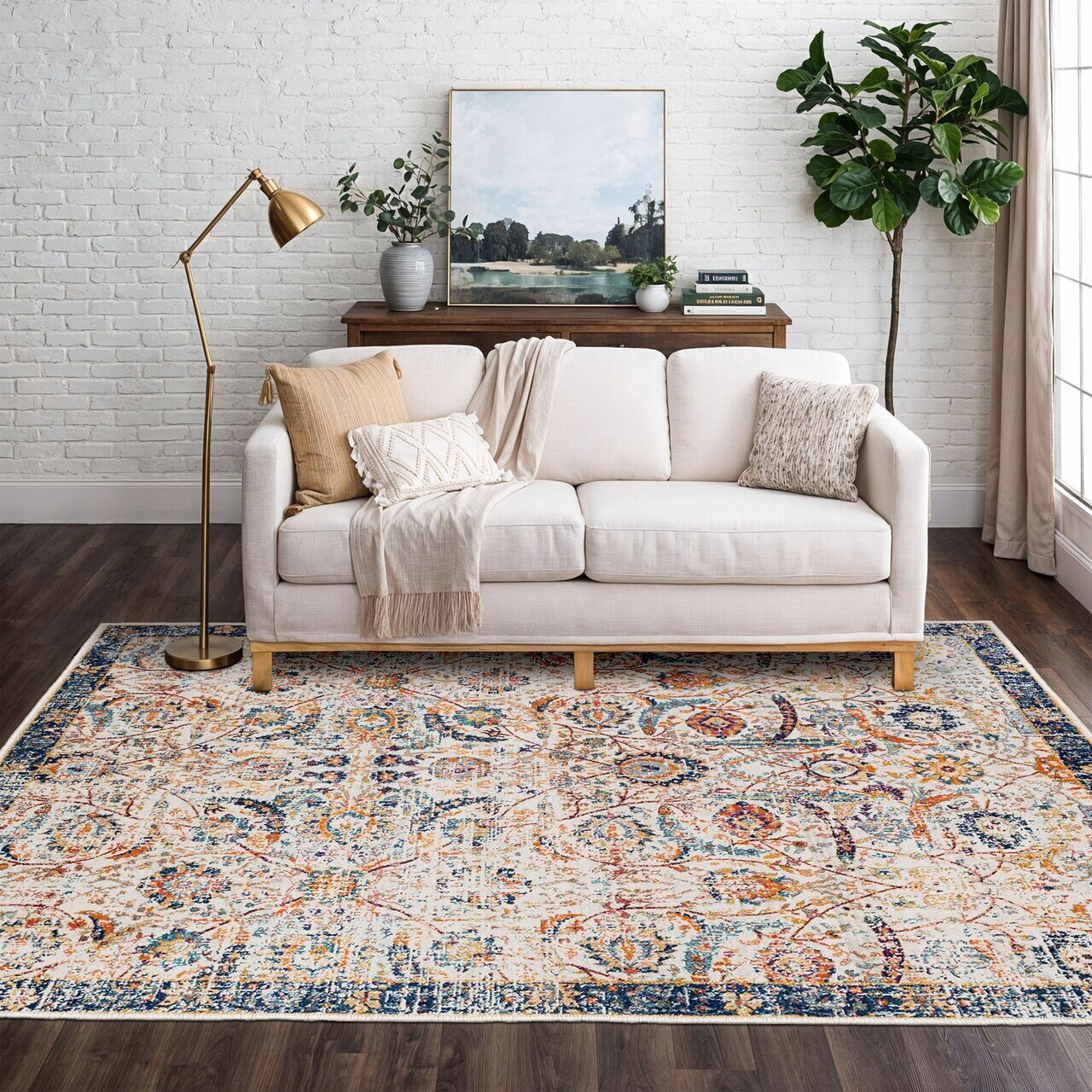 Covor, Woopamuk236, 120x180 cm, Bumbac/Poliester, Multicolor - view 2