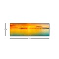 Tablou decorativ cu lumina LED, 3090HDACT-003, Canvas, 30 x 90 cm, Multicolor