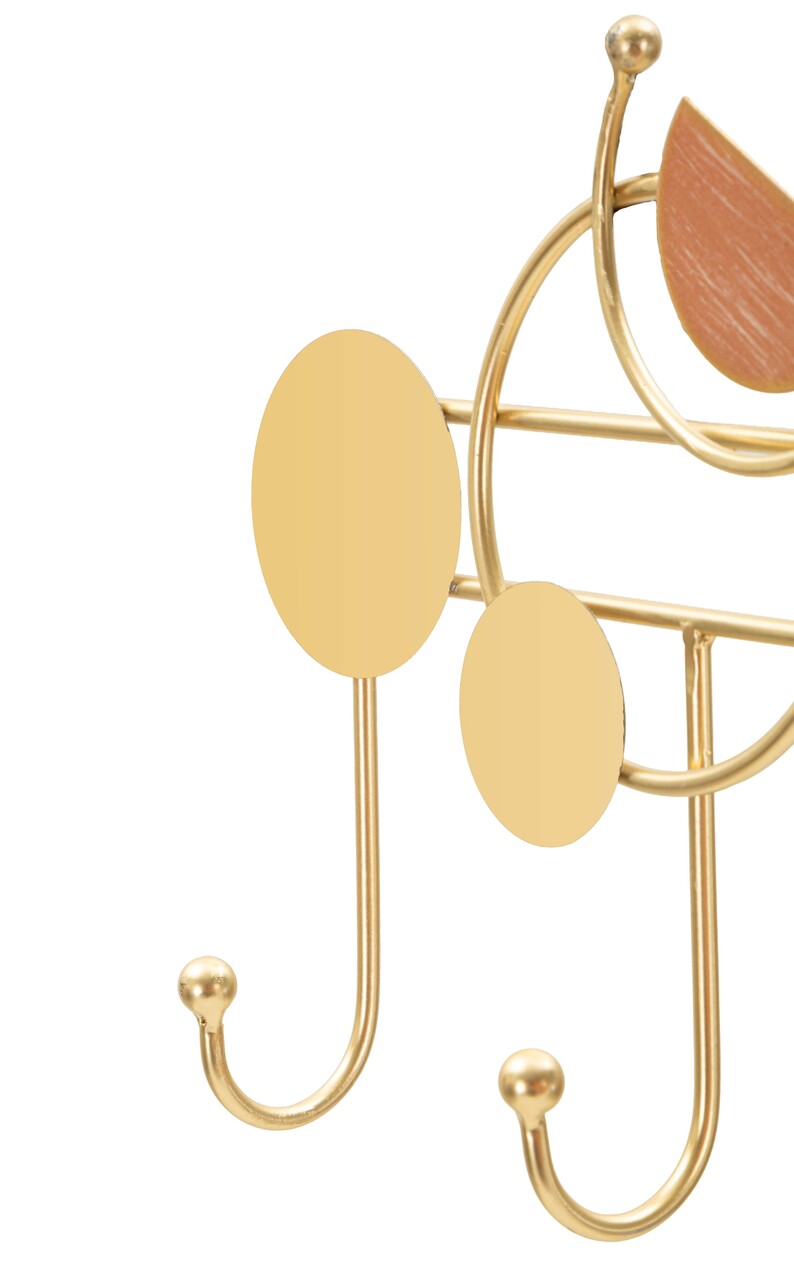 Cuier de perete, Mauro Ferretti, Wednesday, 47x4.8x21.7 cm, metal, multicolor - imagine 3