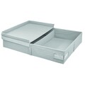 Husa pentru depozitare Evie Under Bed, iDesign, multifunctionala, 70x52.5x13 cm, gri