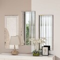 Set de oglinzi decorative, Siam, Mini Buhem, MDF , Transparent