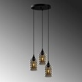 Candelabru, Opviq, Smoked - 021, E27, 60 W, metal/sticla