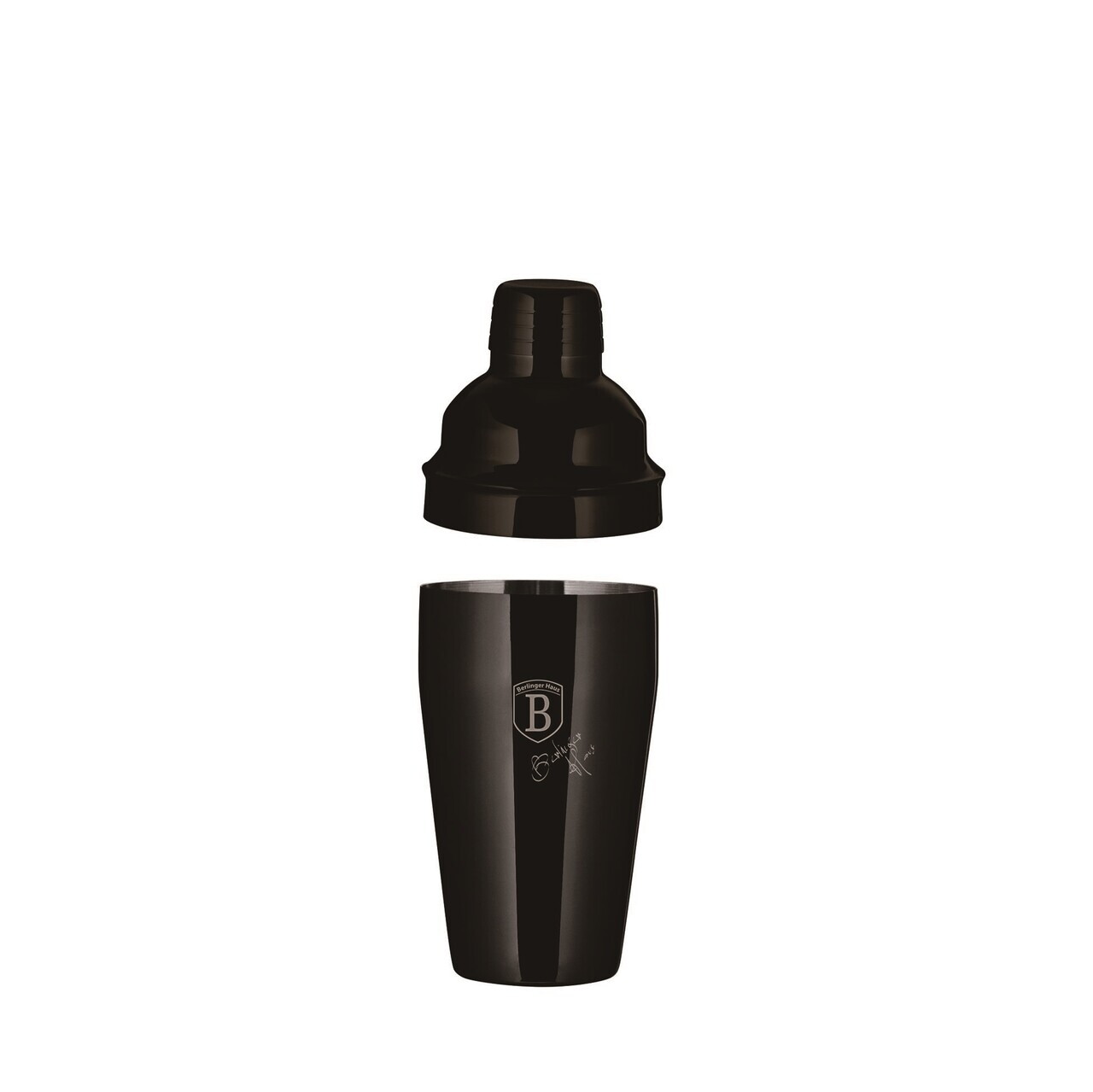 Set mix pentru cocktail 6 piese Berlinger Haus, Black Rose, 550 ml, inox 18/10, negru - view 3