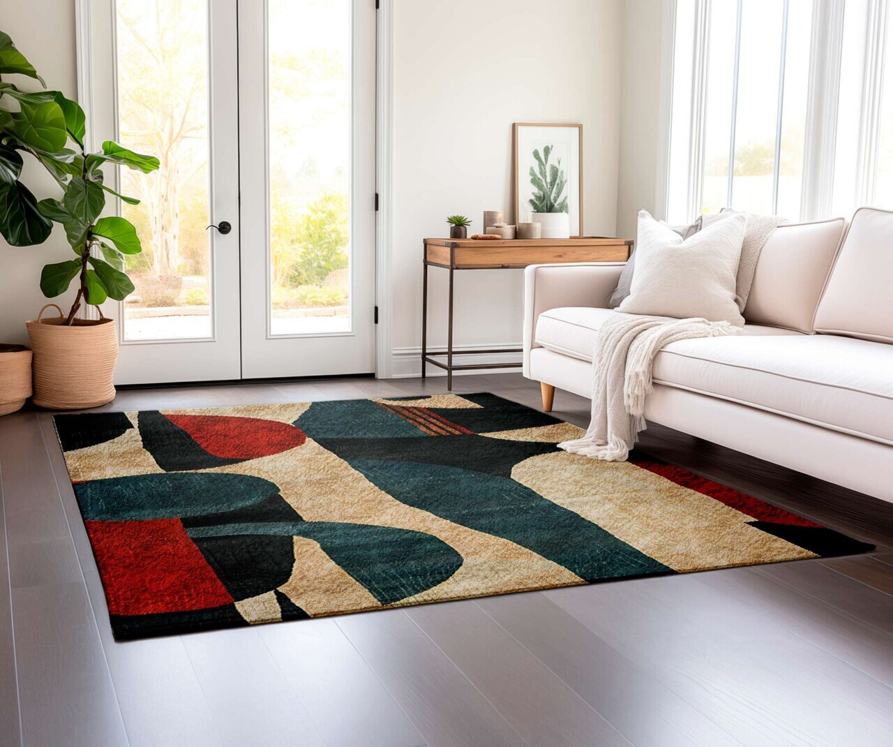 Covor, BSR-16, 100x180 cm, Bumbac/Poliester, Multicolor - view 2