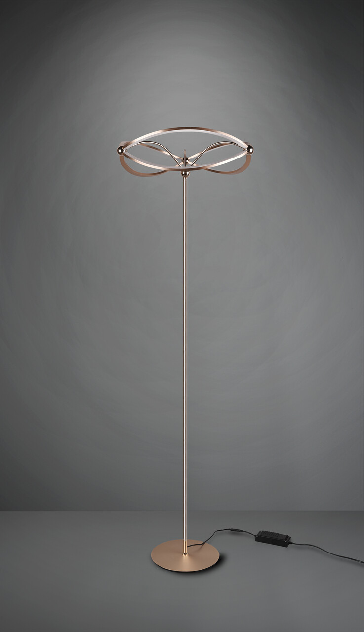 Lampadar Charivari, TRIO, 52x175 cm, 31W, 1x SMD LED, metal, bronz mat - 2 | YEO