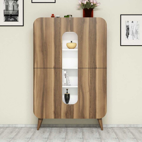 Dulap multifunctional, hommy craft, mine, 93x144x31.8 cm, nuc / alb