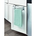 Suport de prosope pentru usa Axis Double, iDesign, 23x9x8.2 cm, otel