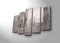 Set 5 tablouri decorative, 5PATK-219, Canvas, 19 x 70 cm, Multicolor