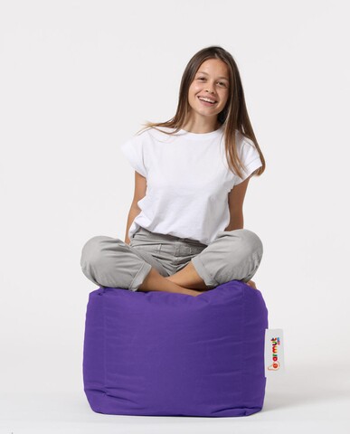 Taburet puf, Square Pouf, Ferndale, 45×45 cm, poliester impermeabil, mov 45x45 imagine model 2022