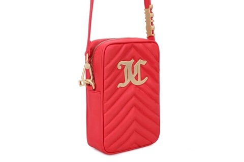 Geanta juicy couture 146, 13x6x20 cm, piele ecologica, rosu