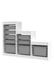 Dulap multifunctional, Estella, Swiss, Alb/Gri