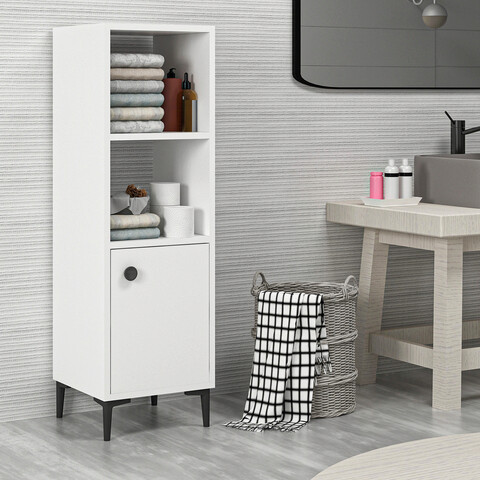 Dulap multifunctional, olivia, alone, 38.6x115x35 cm, pal, alb