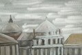 Tablou decorativ Venice, Mauro Ferretti, 120x80 cm, canvas pictat manual, multicolor
