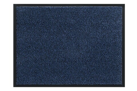 Covoras de intrare bafia, decorino, 40x60 cm, polipropilena, albastru